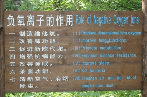 負(fù)氧離子